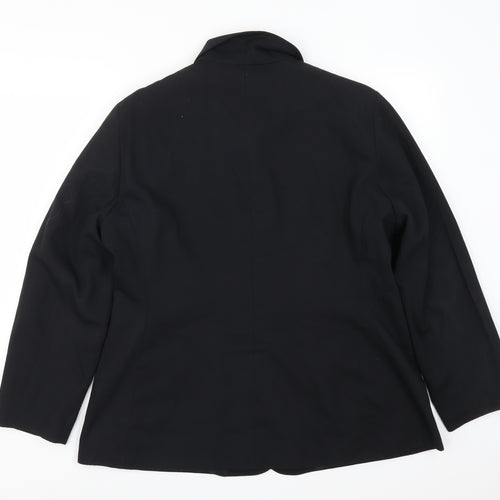 OPUS Womens Black   Jacket Suit Jacket Size 18