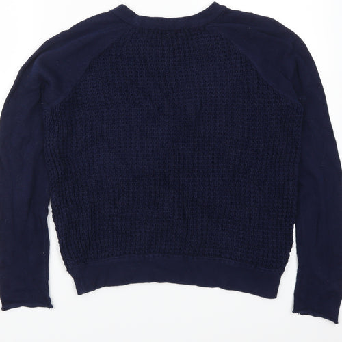 FOREVER 21 Womens Blue  Knit Pullover Jumper Size S