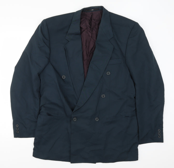 Colleti Mens Blue   Jacket Suit Jacket Size 42