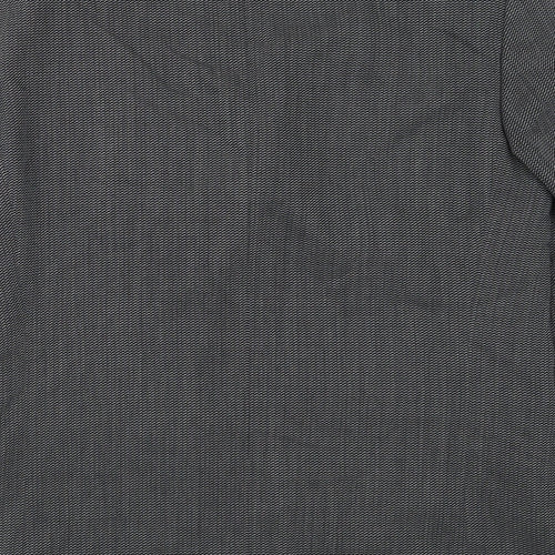 Benvenuto Mens Grey Geometric  Jacket Suit Jacket Size 40