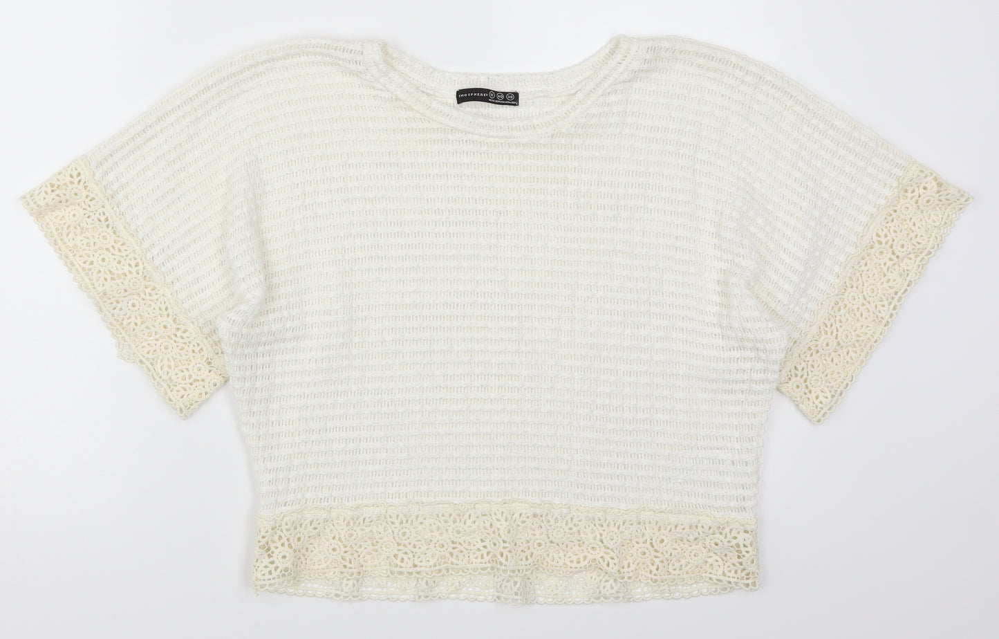 Atmosphere Womens White   Basic T-Shirt Size 12