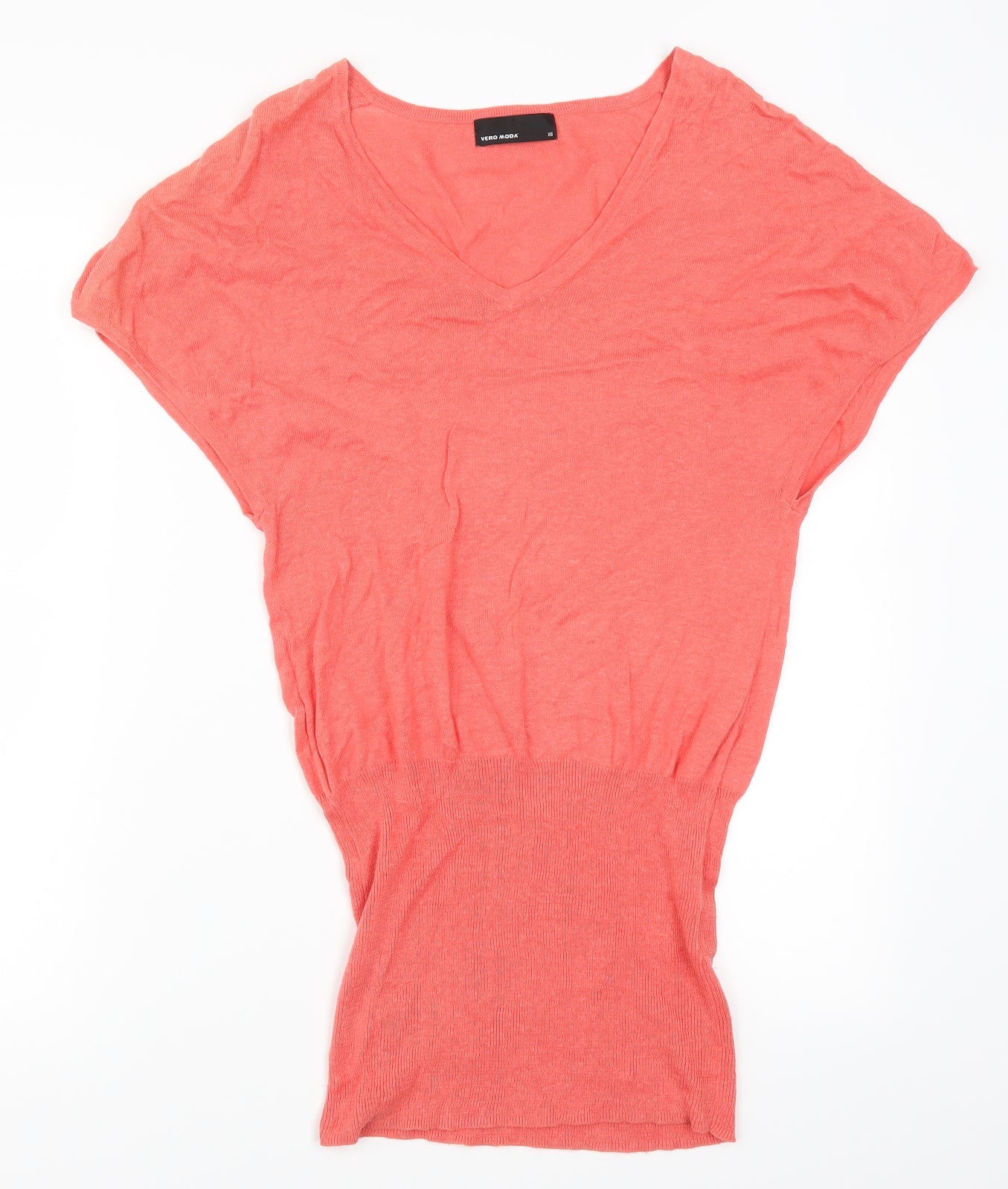 VERO MODA Womens Pink   Basic T-Shirt Size XS