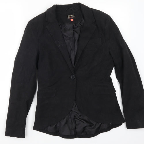 Only Womens Black   Jacket Suit Jacket Size 10