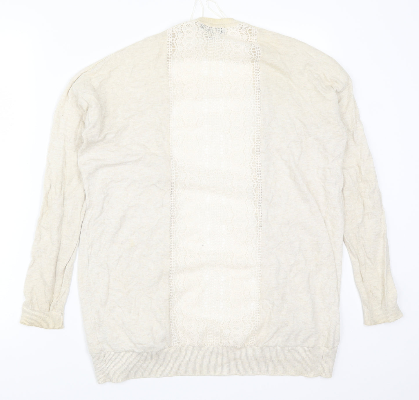 New Look Womens Beige   Cardigan Jumper Size 10