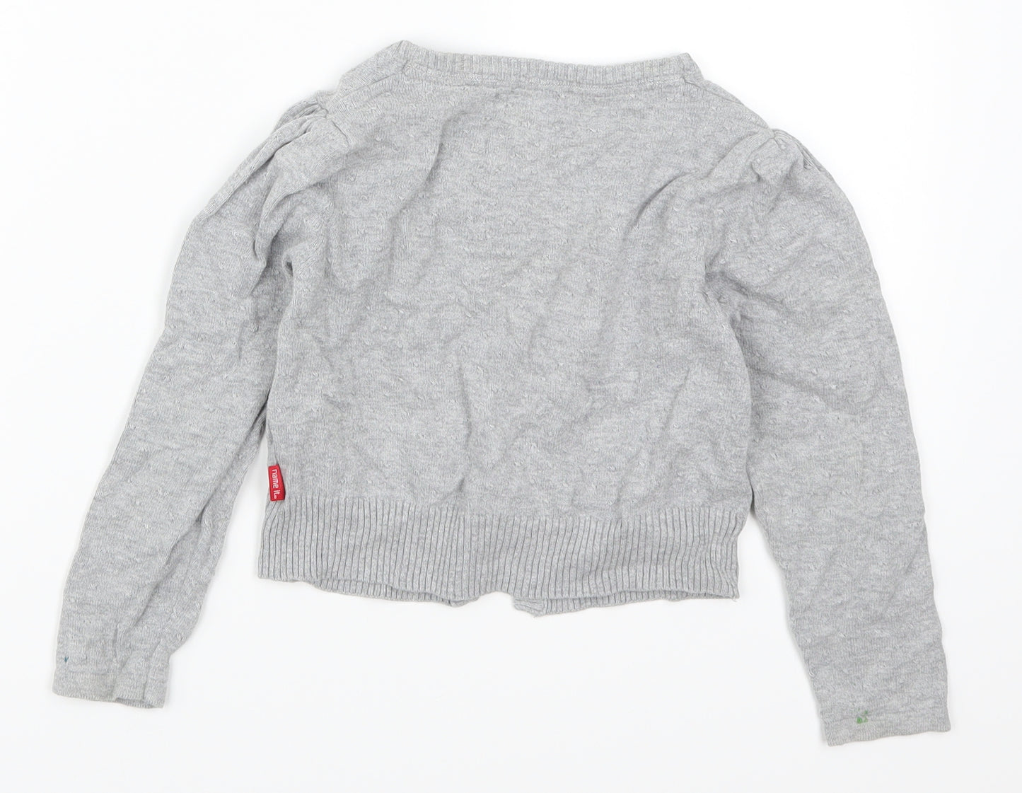 name it Girls Grey   Cardigan Jumper Size 5-6 Years