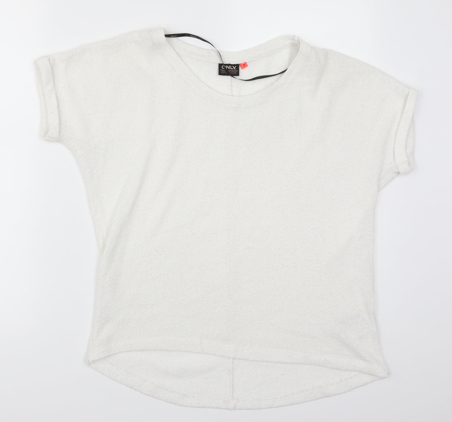Only Womens White   Basic T-Shirt Size M