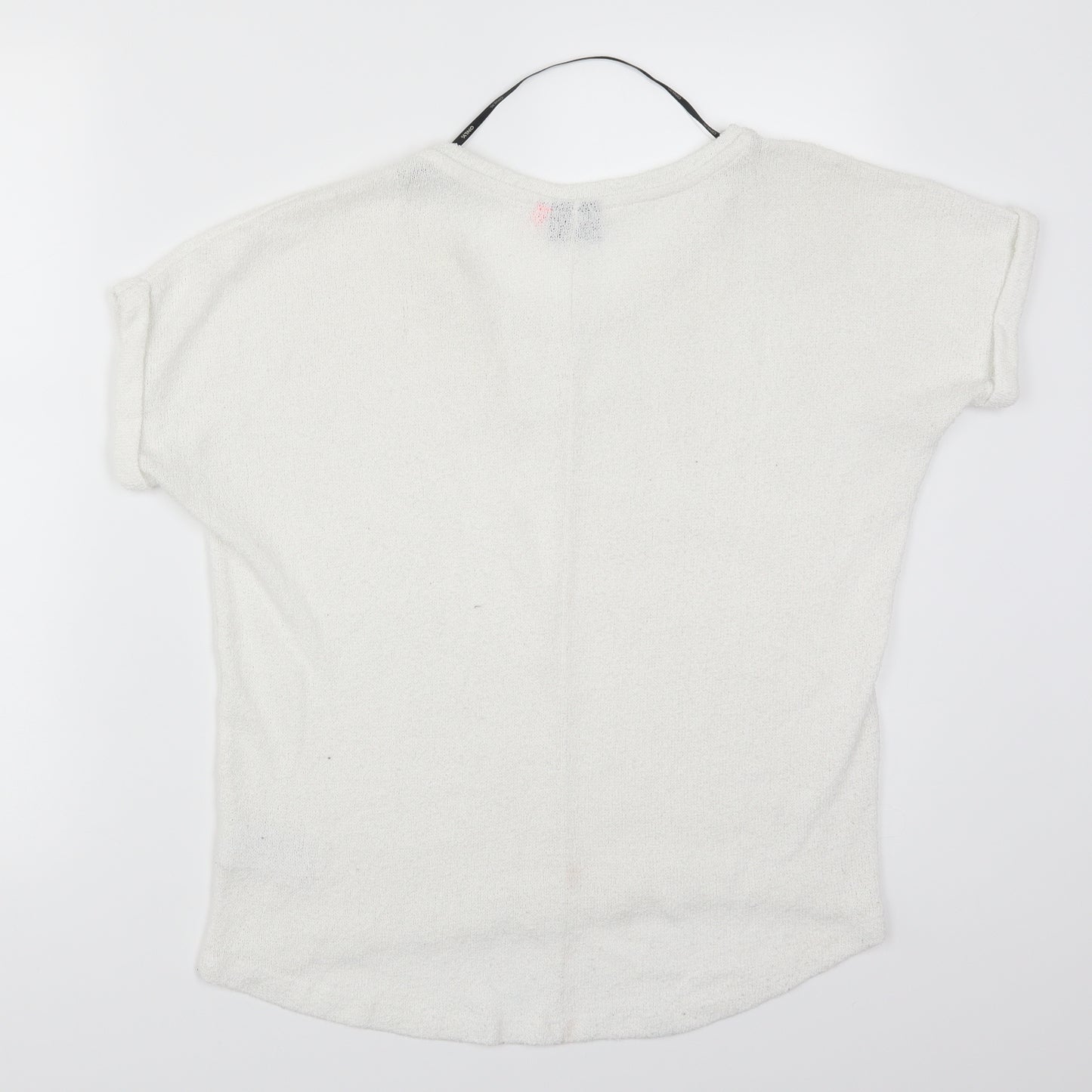 Only Womens White   Basic T-Shirt Size M
