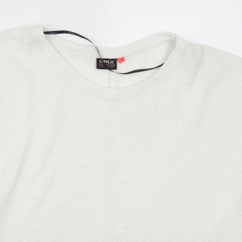 Only Womens White   Basic T-Shirt Size M