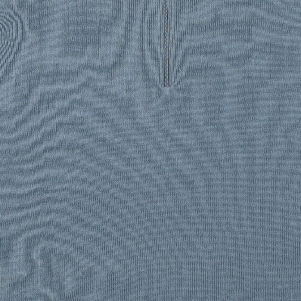 Koret Womens Blue  Rayon Pullover Jumper Size S