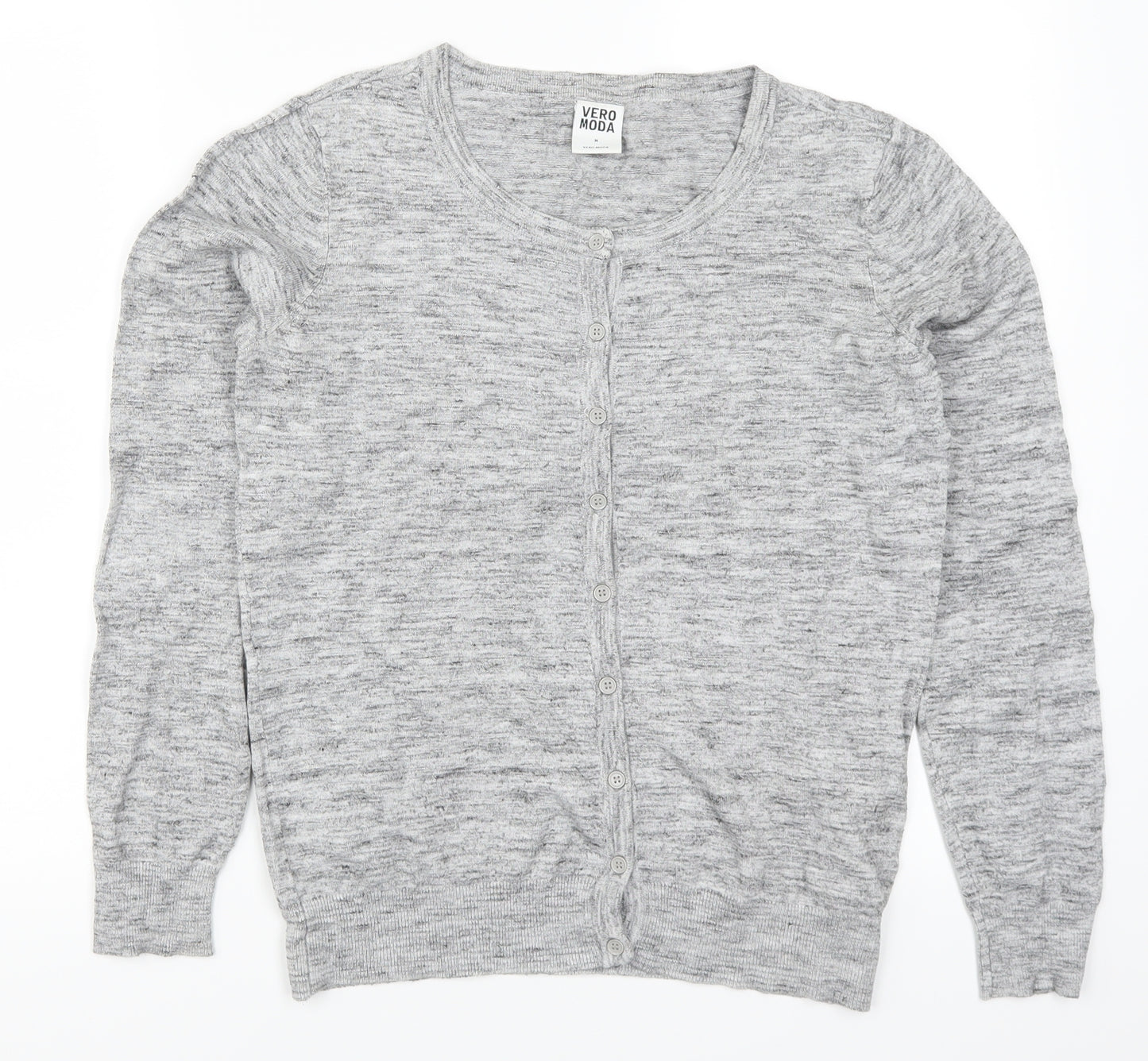 VERO MODA Womens Grey   Cardigan Jumper Size M