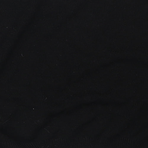 I SAW IT FIRST Womens Black Striped  Pullover Jumper Size 6