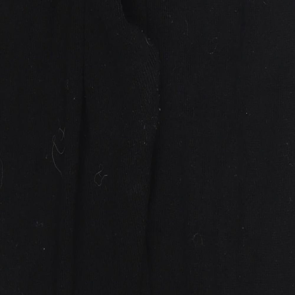 Preworn Womens Black Striped  Sweatpants Trousers Size 24 in L23 in