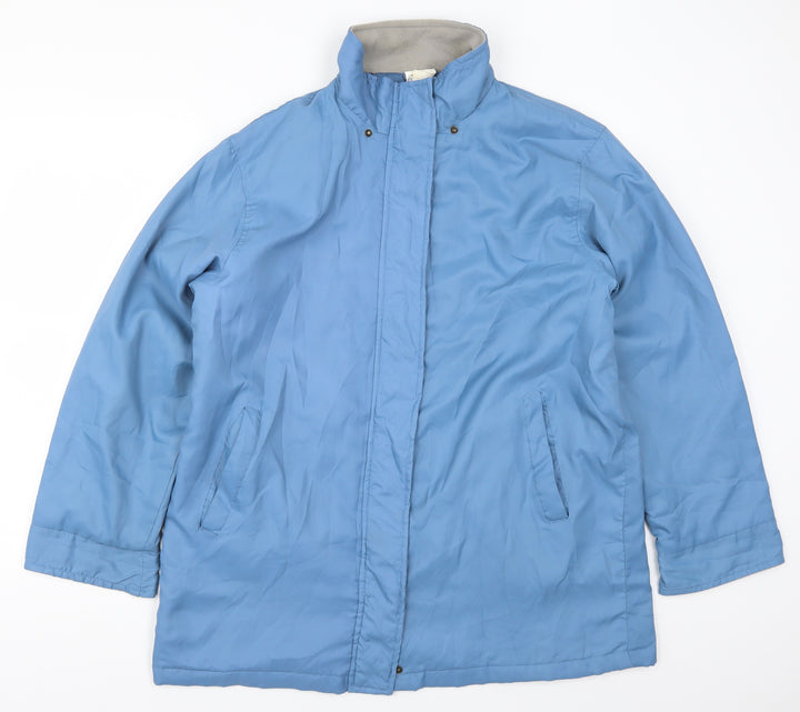 Damart Womens Blue Jacket Coat Size M