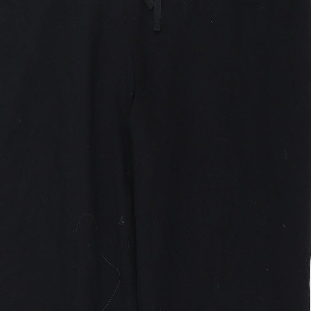 Marks and Spencer Womens Black   Jogger Trousers Size 20 L29 in - short Leg