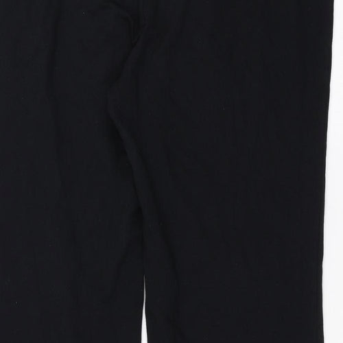 Marks and Spencer Womens Black   Jogger Trousers Size 20 L29 in - short Leg