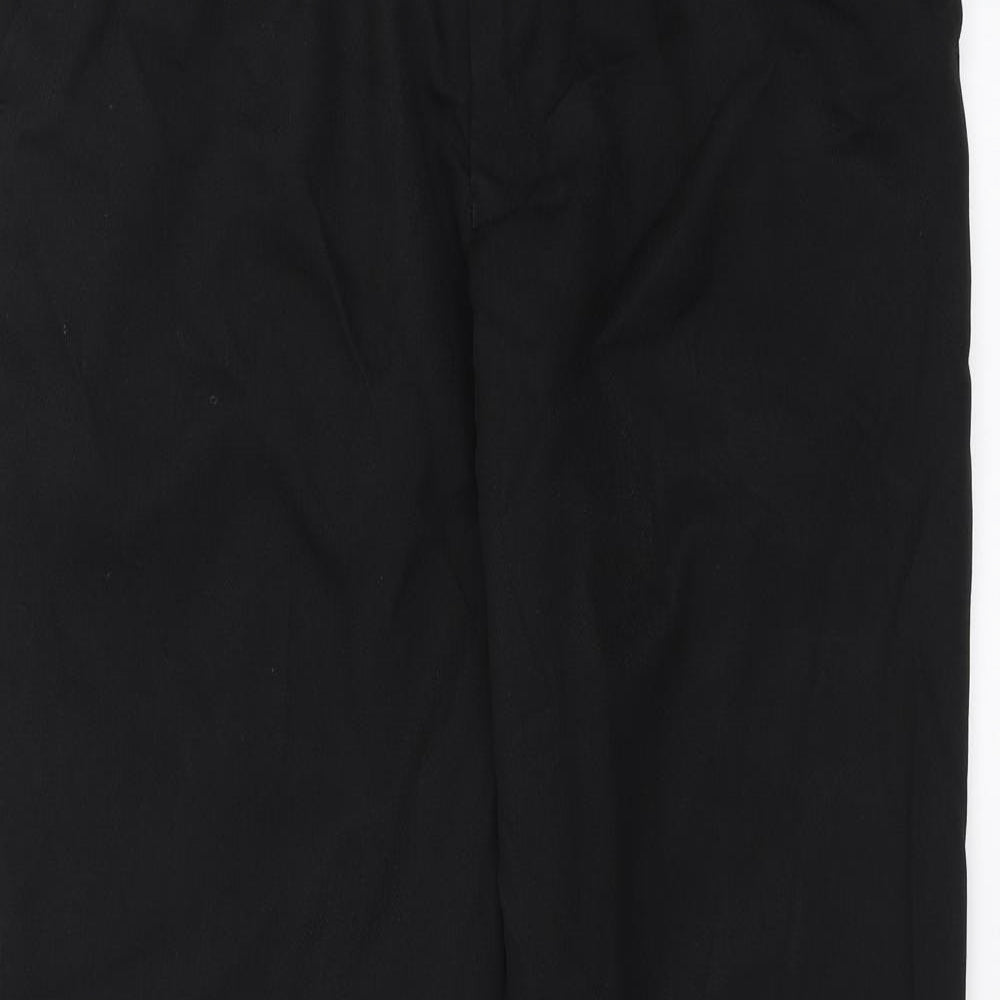 Matalan Mens Black   Trousers  Size 34 in L31 in
