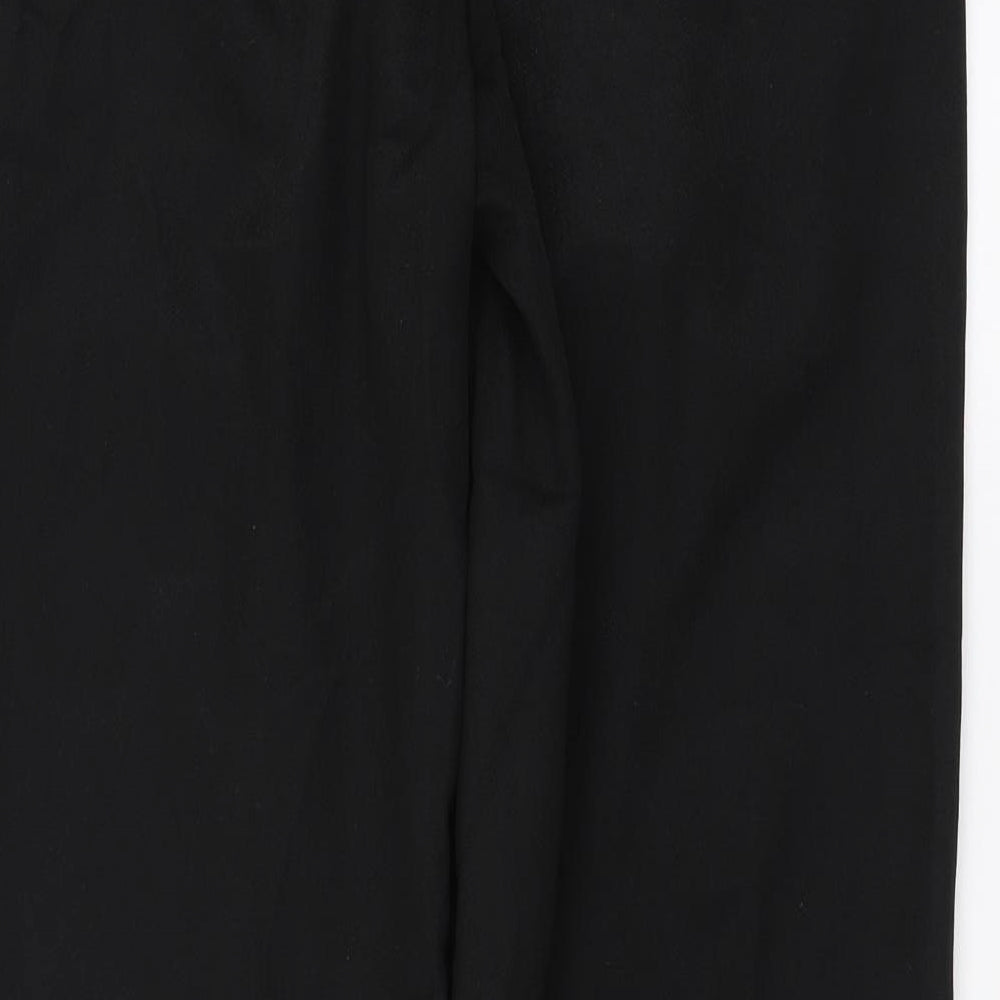 Matalan Mens Black   Trousers  Size 34 in L31 in