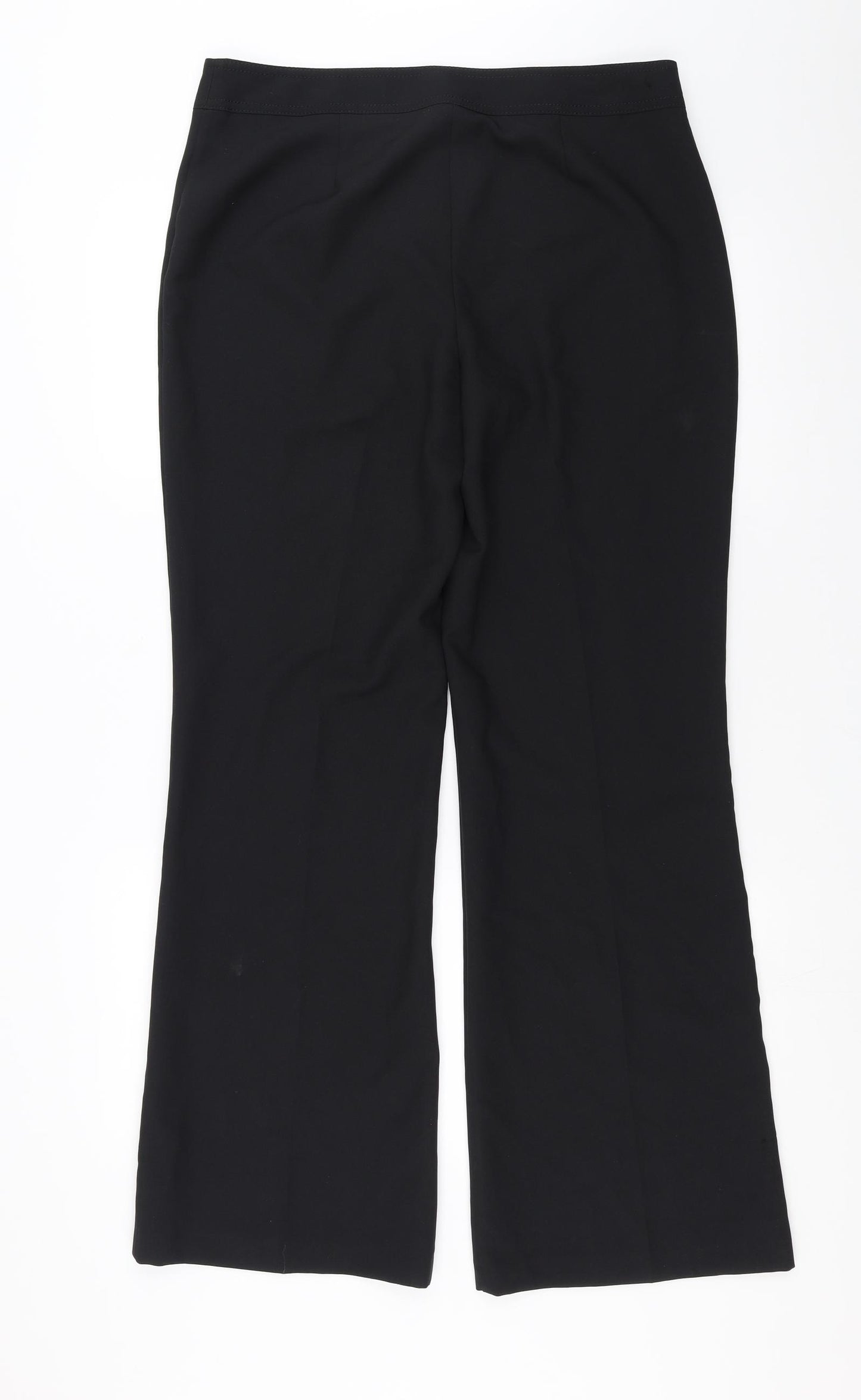 M&Co Womens Black   Trousers  Size 14 L31 in