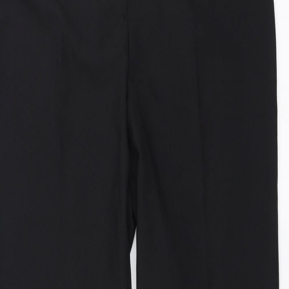 M&Co Womens Black   Trousers  Size 14 L31 in