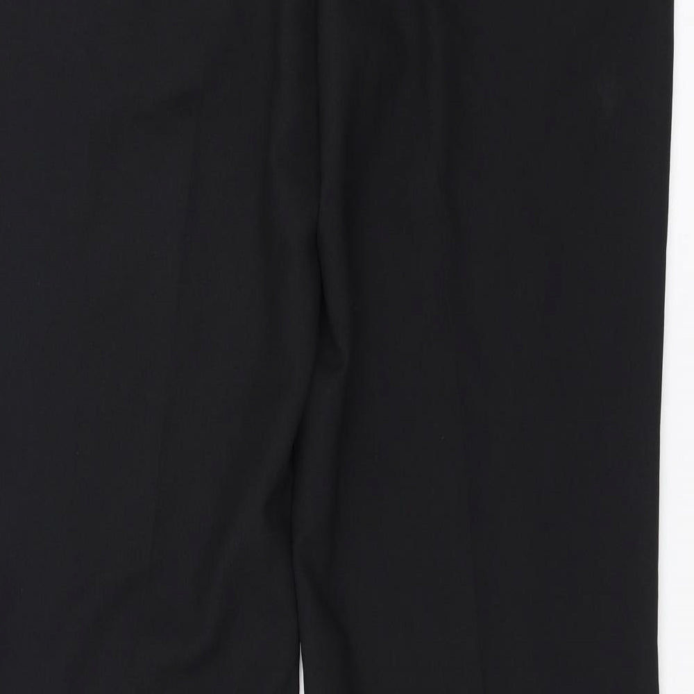 M&Co Womens Black   Trousers  Size 14 L31 in