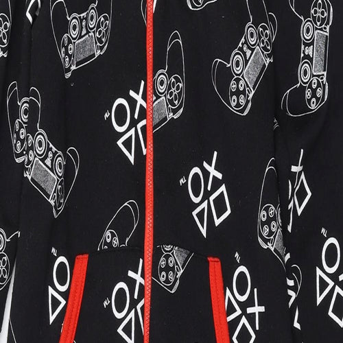 Primark Boys Black Solid   One Piece Size 10-11 Years  - playstation onesie