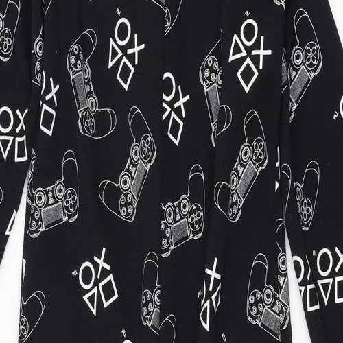 Primark Boys Black Solid   One Piece Size 10-11 Years  - playstation onesie
