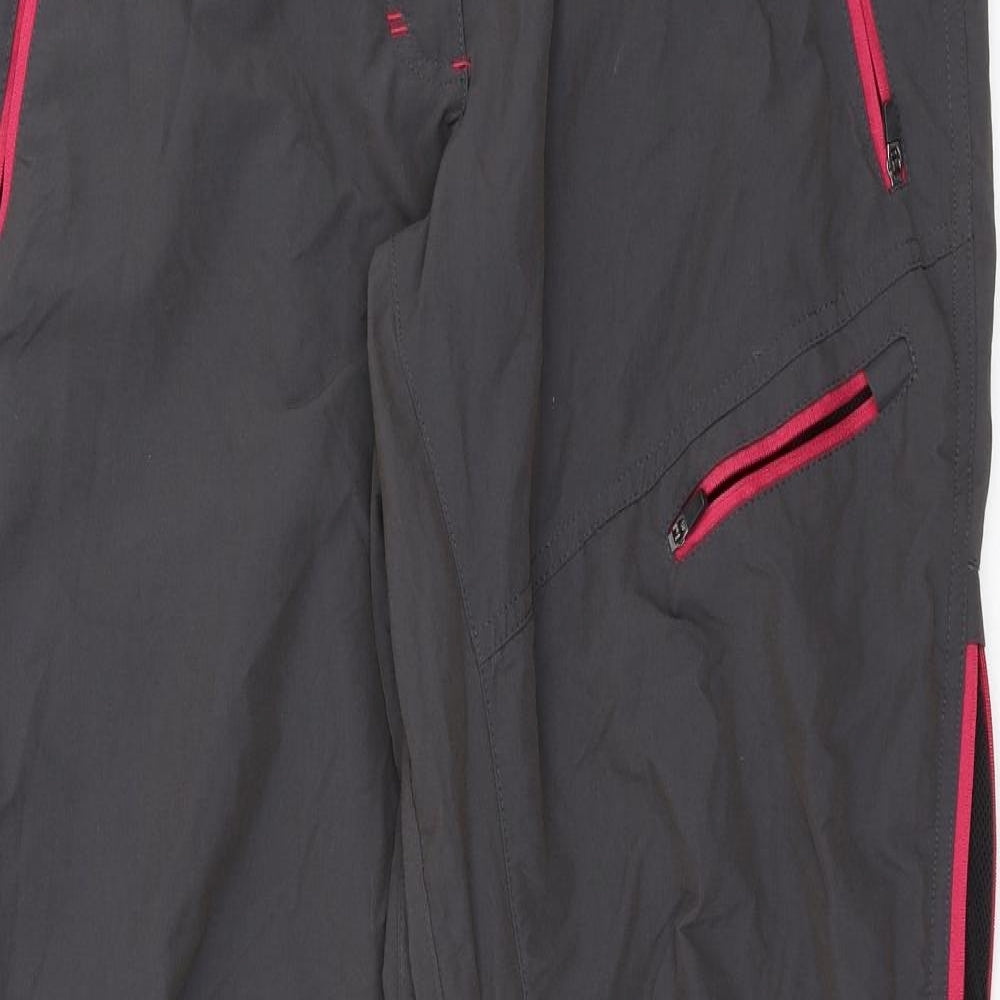Crane Womens Grey    Trousers Size L L31 in