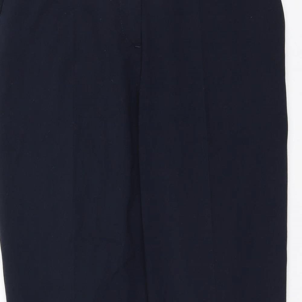 H&M Womens Blue   Trousers  Size 10 L28 in