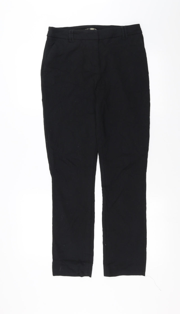 Sainsburys Womens Black Trousers Size 10 L29 in