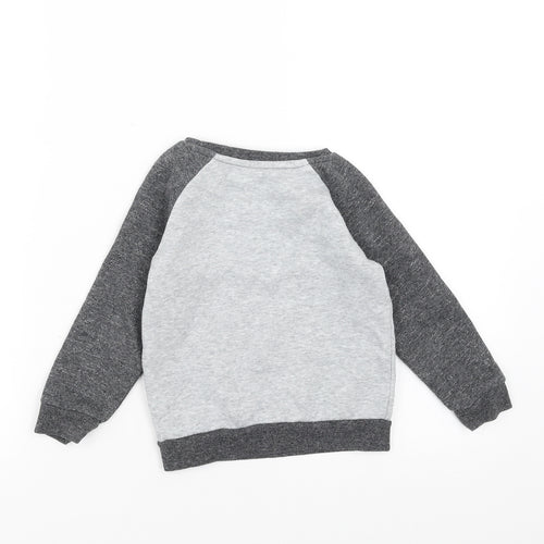 Primark Boys Grey   Pullover Sweatshirt Size 2-3 Years  - miniboss
