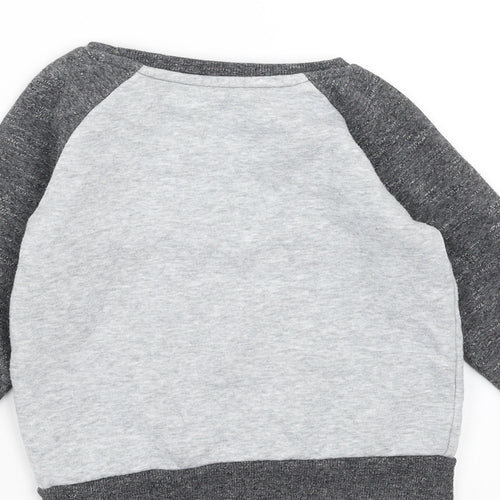 Primark Boys Grey   Pullover Sweatshirt Size 2-3 Years  - miniboss