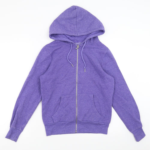 Primark Womens Purple   Full Zip Hoodie Size 10