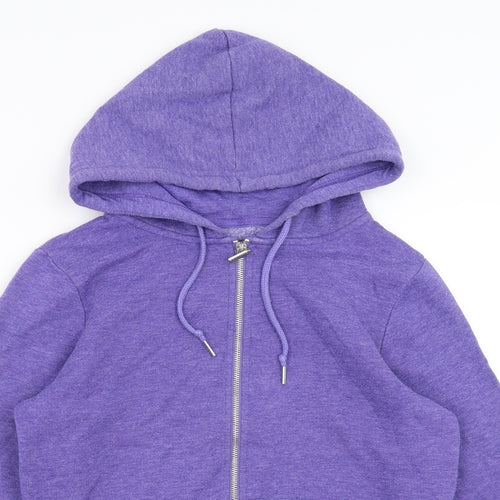 Primark Womens Purple   Full Zip Hoodie Size 10