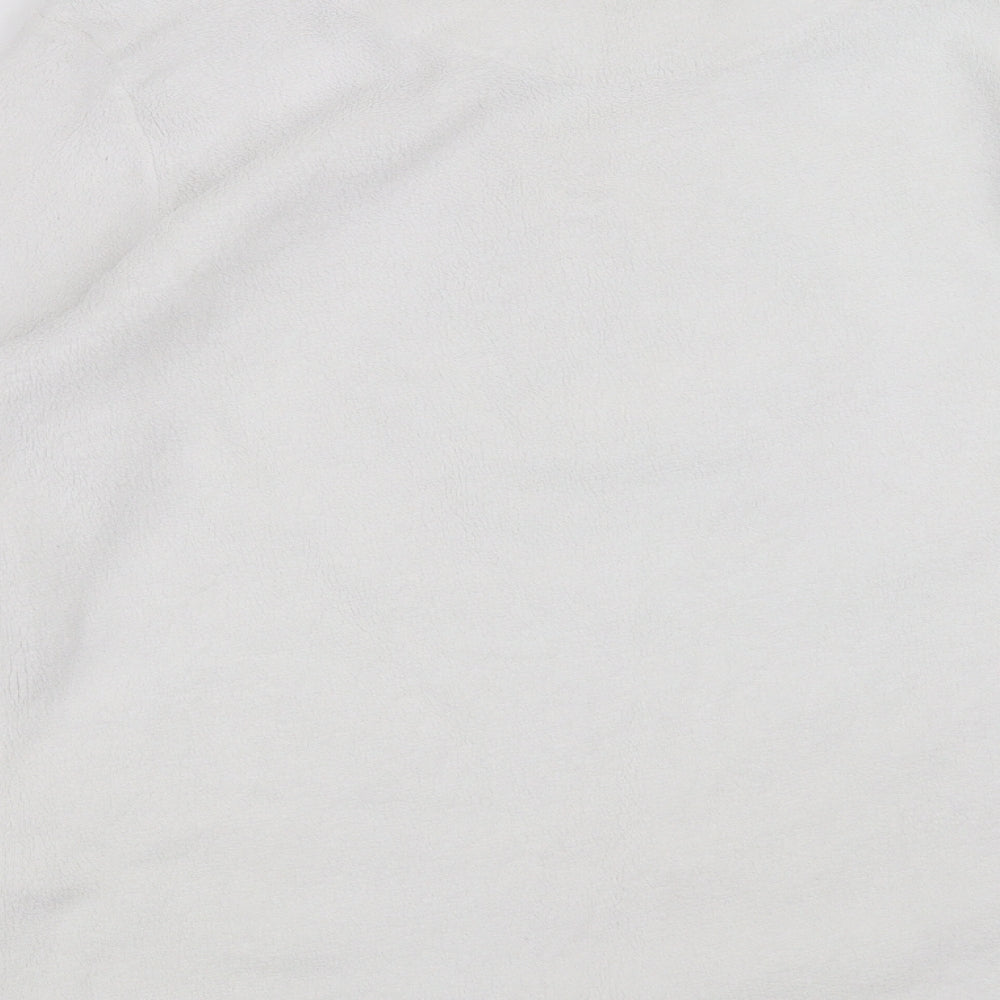 Primark Womens White Solid Fleece Top Pyjama Top Size XL  - Sweet Dreams Moon Star