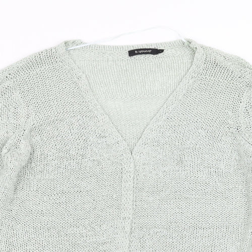 b.young Womens Green   Cardigan Jumper Size L