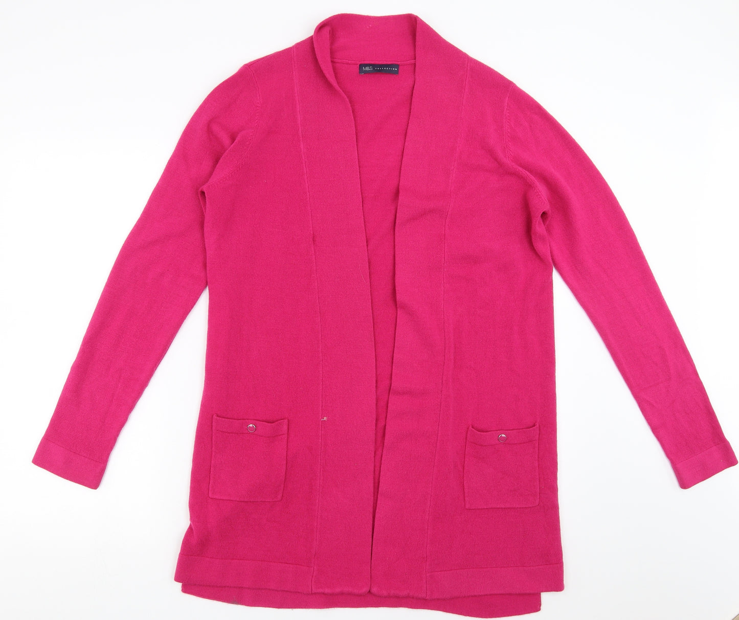 Marks and Spencer Womens Pink   Cardigan Jumper Size 14