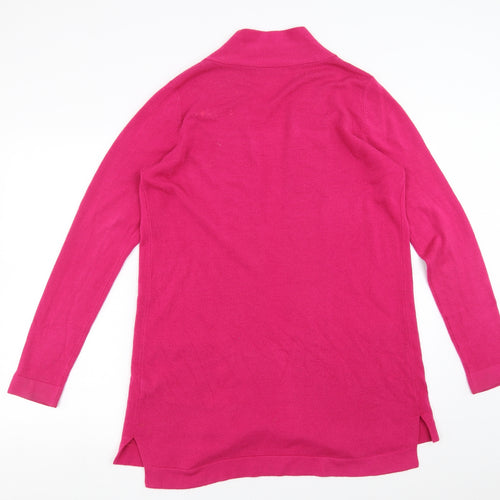 Marks and Spencer Womens Pink   Cardigan Jumper Size 14
