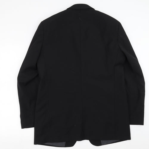 Marks and Spencer Mens Black   Jacket Suit Jacket Size 42  - long