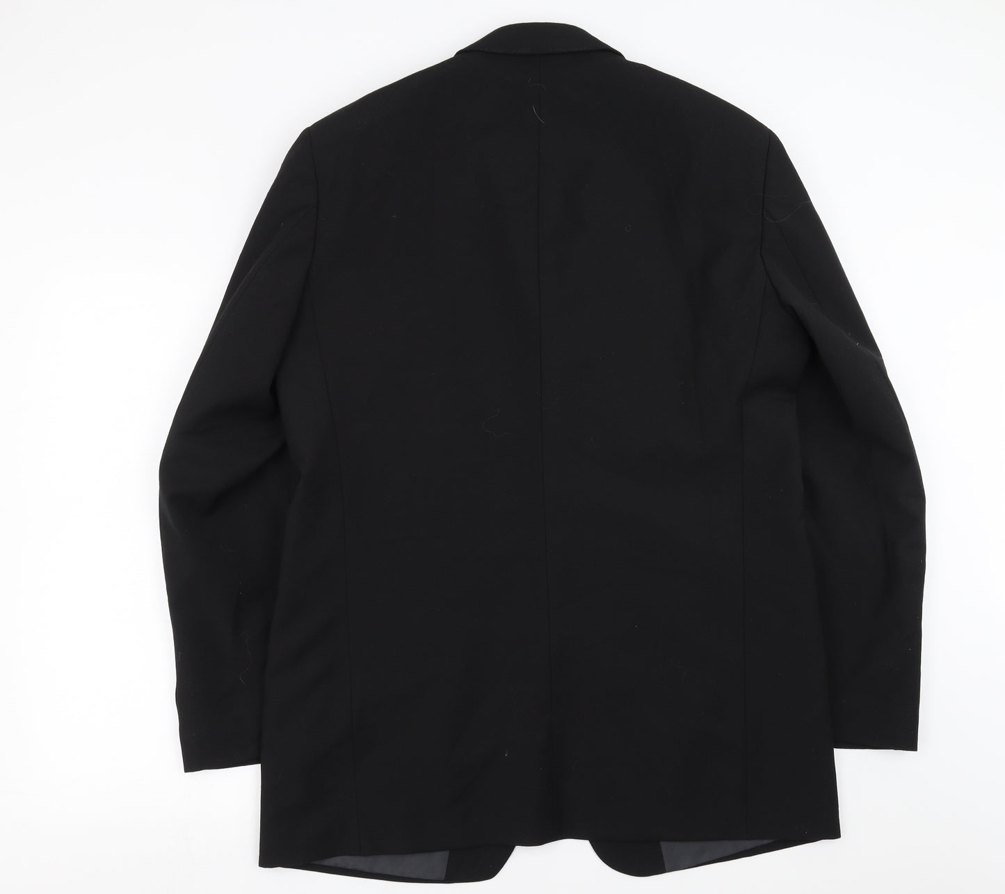 Marks and Spencer Mens Black   Jacket Suit Jacket Size 42  - long