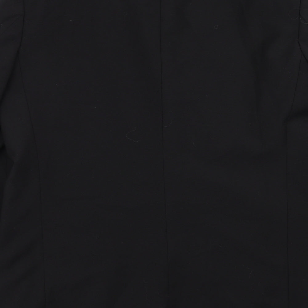 Marks and Spencer Mens Black   Jacket Suit Jacket Size 42  - long