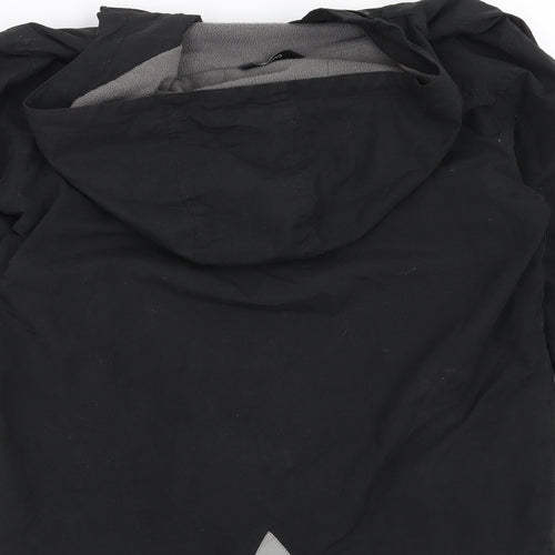 George Boys Black   Jacket Coat Size 12-13 Years  - fleece lined
