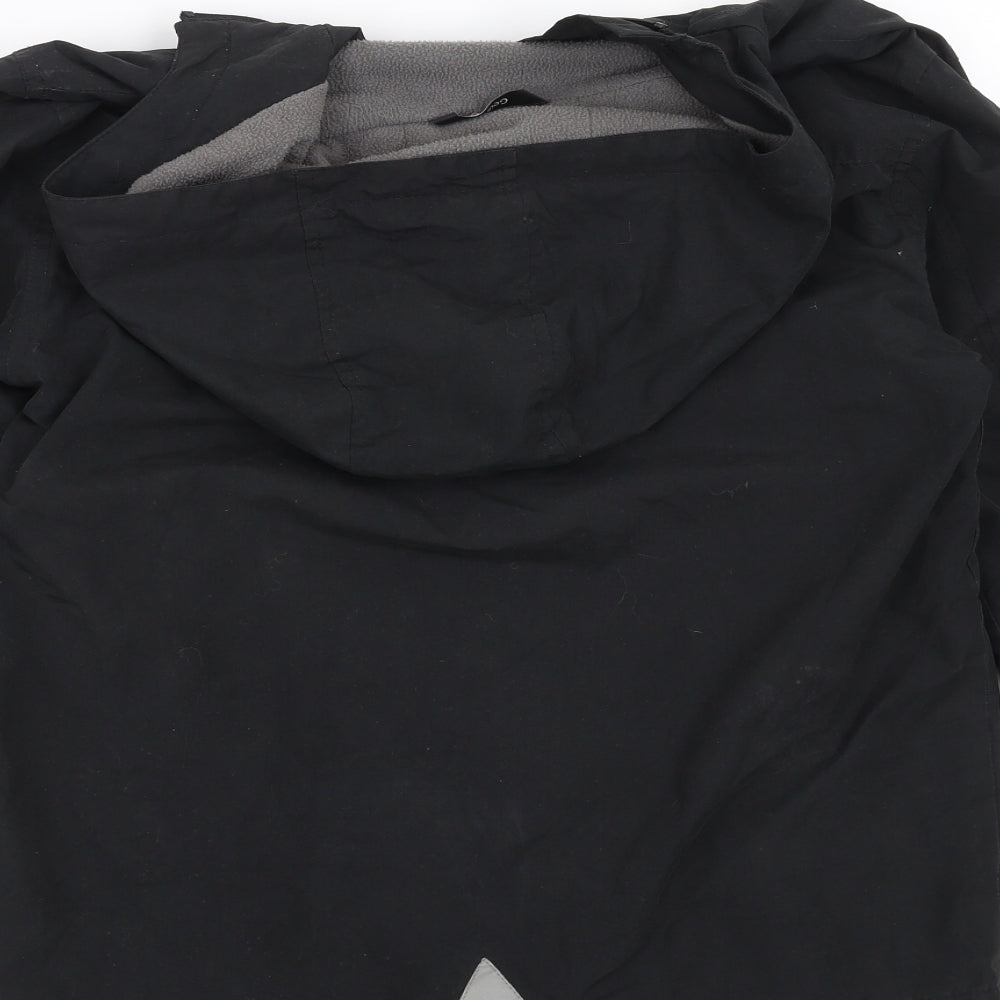 George Boys Black   Jacket Coat Size 12-13 Years  - fleece lined