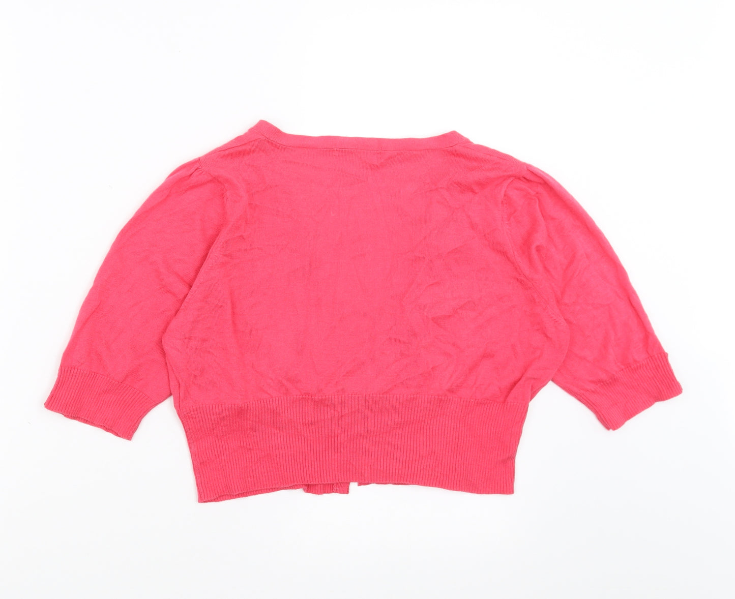 Marks and Spencer Womens Pink   Shrug Jumper Size 14