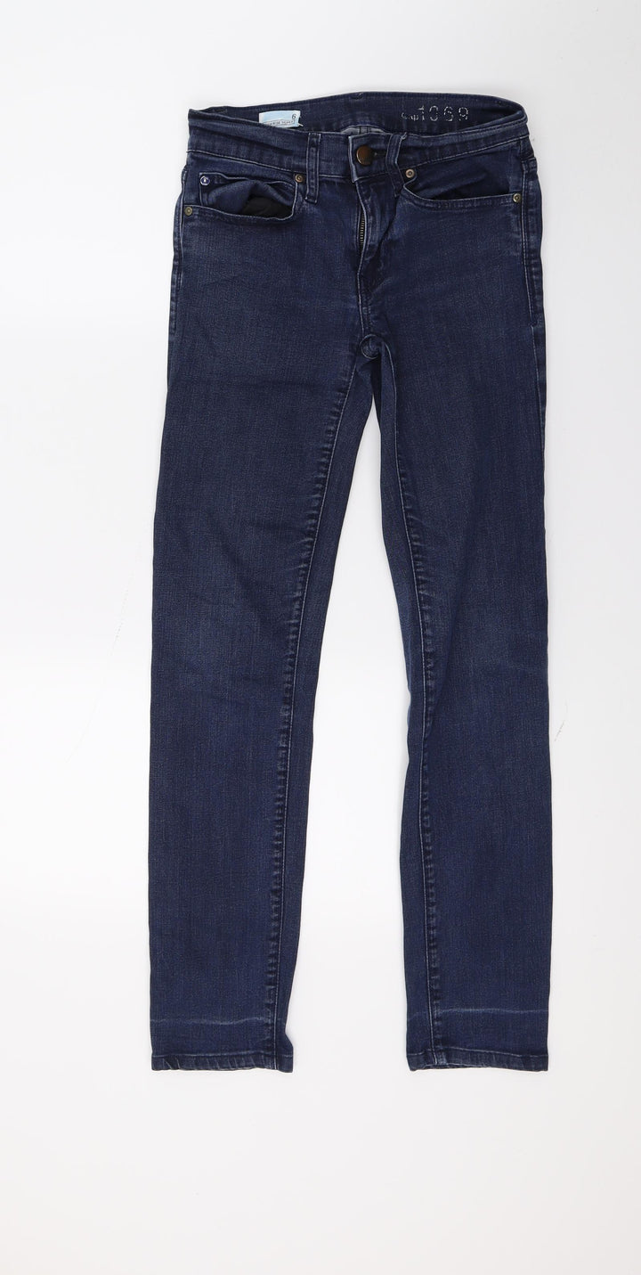 Gap Womens Blue Denim Skinny Jeans Size 6 L27 in