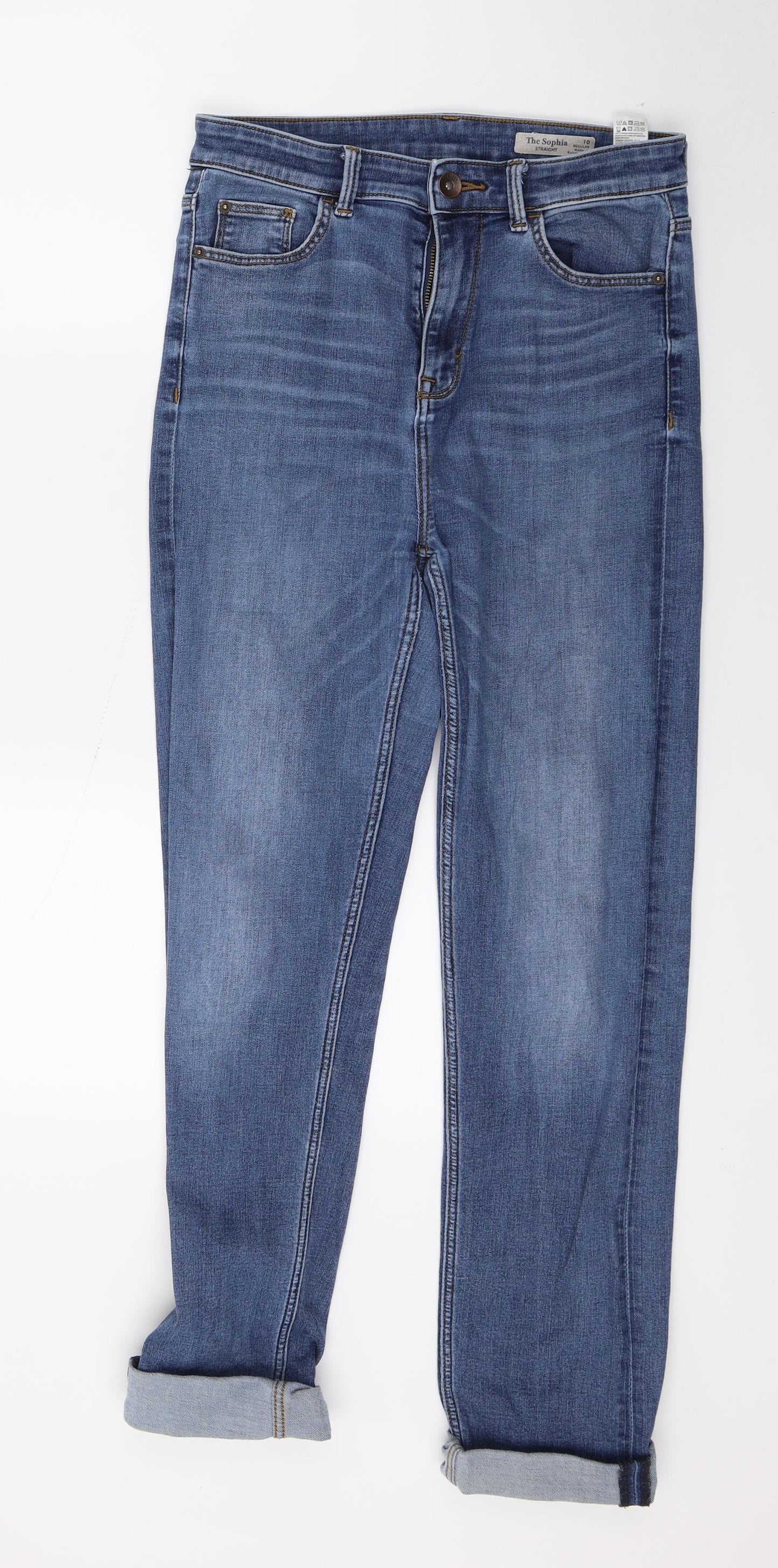 Marks and Spencer Womens Blue  Denim Skinny Jeans Size 10 L26 in