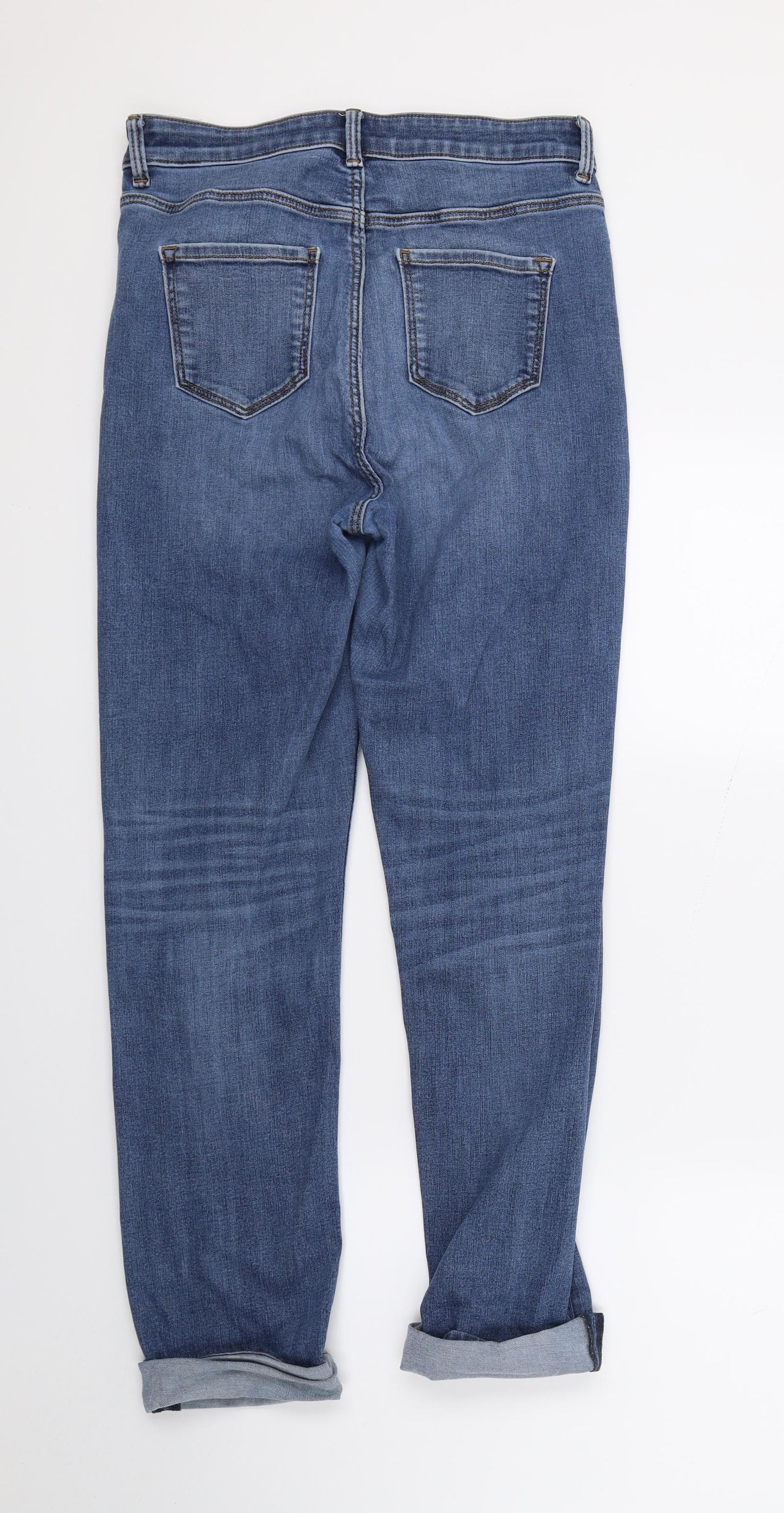 Marks and Spencer Womens Blue  Denim Skinny Jeans Size 10 L26 in