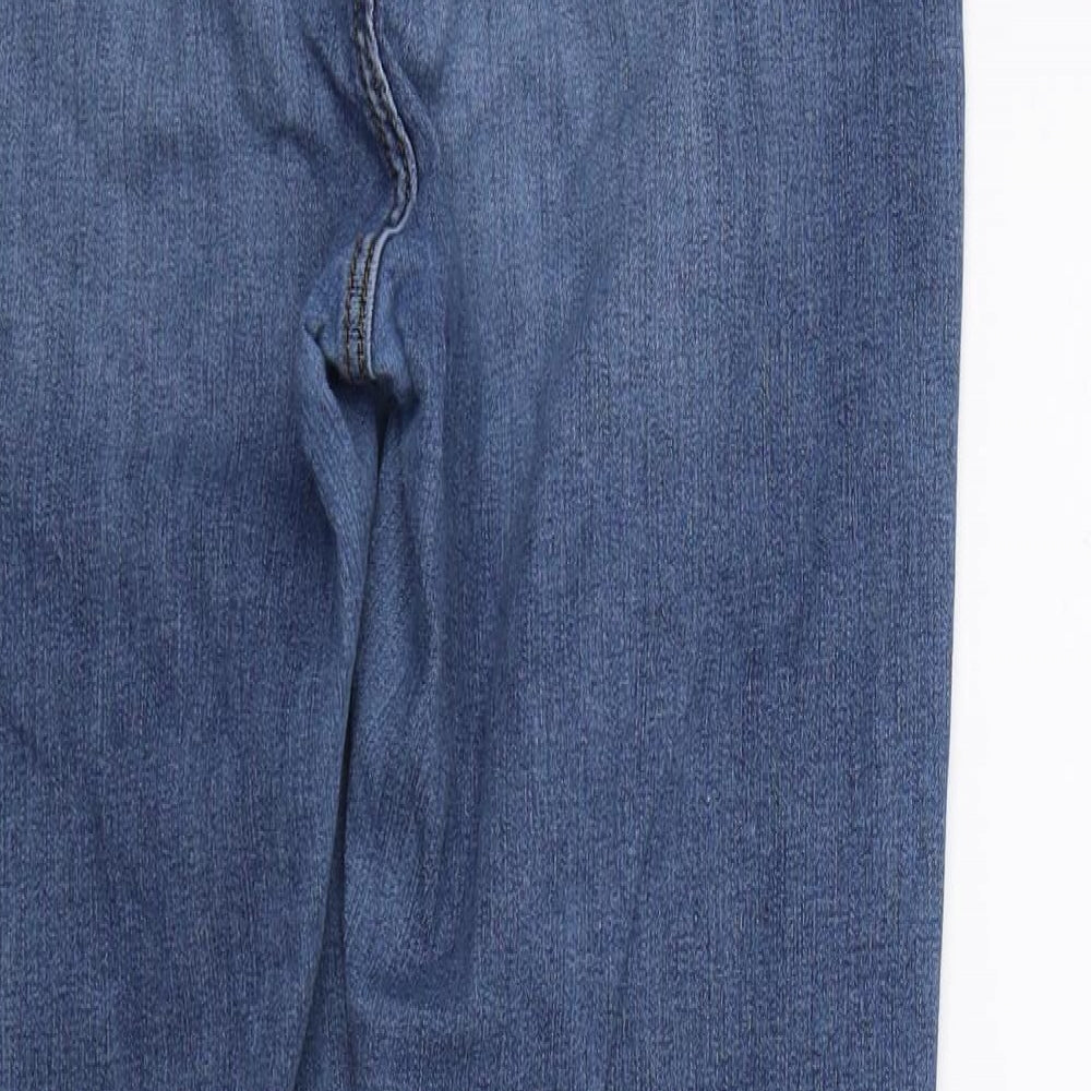 Marks and Spencer Womens Blue  Denim Skinny Jeans Size 10 L26 in