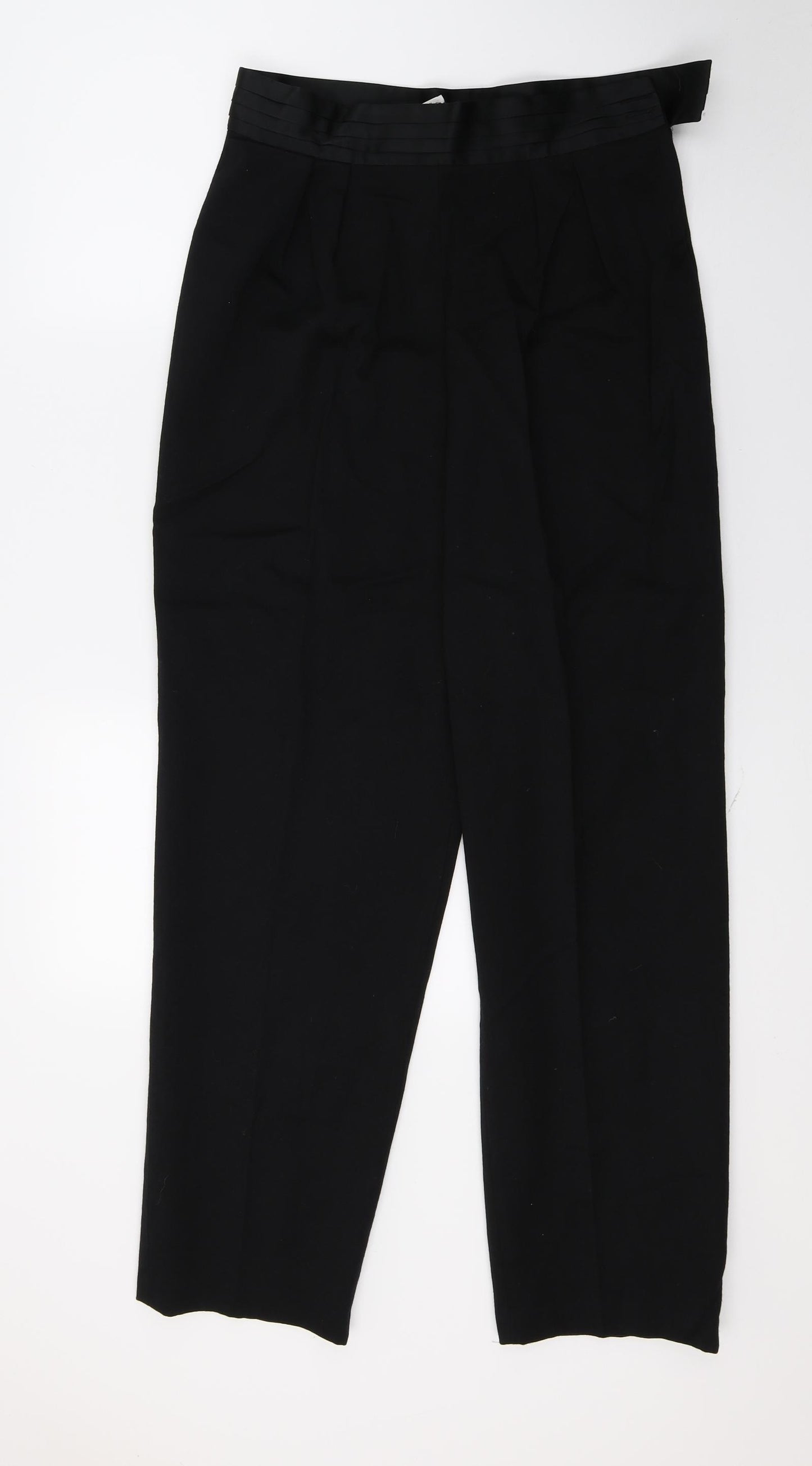 Marks and Spencer Womens Black   Trousers  Size 14 L28 in