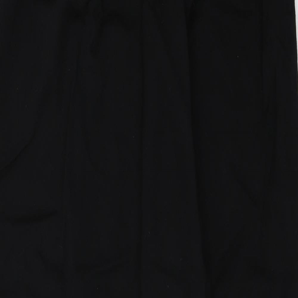 Marks and Spencer Womens Black   Trousers  Size 14 L28 in