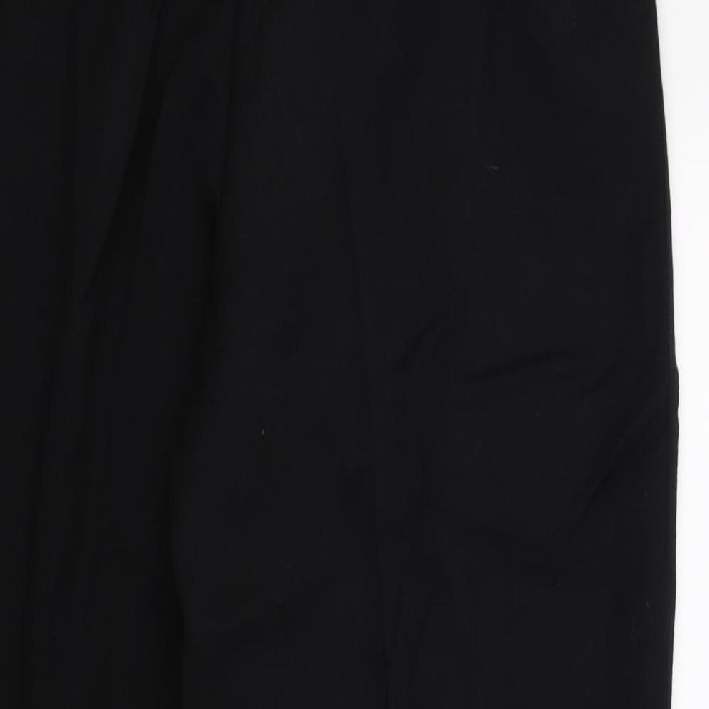Marks and Spencer Womens Black   Trousers  Size 14 L28 in